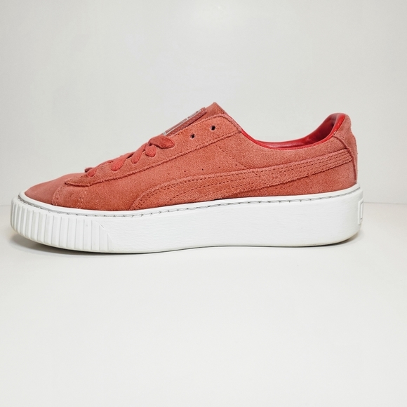 Puma Suede Platform Barbados Cherry - Picture 2 of 10